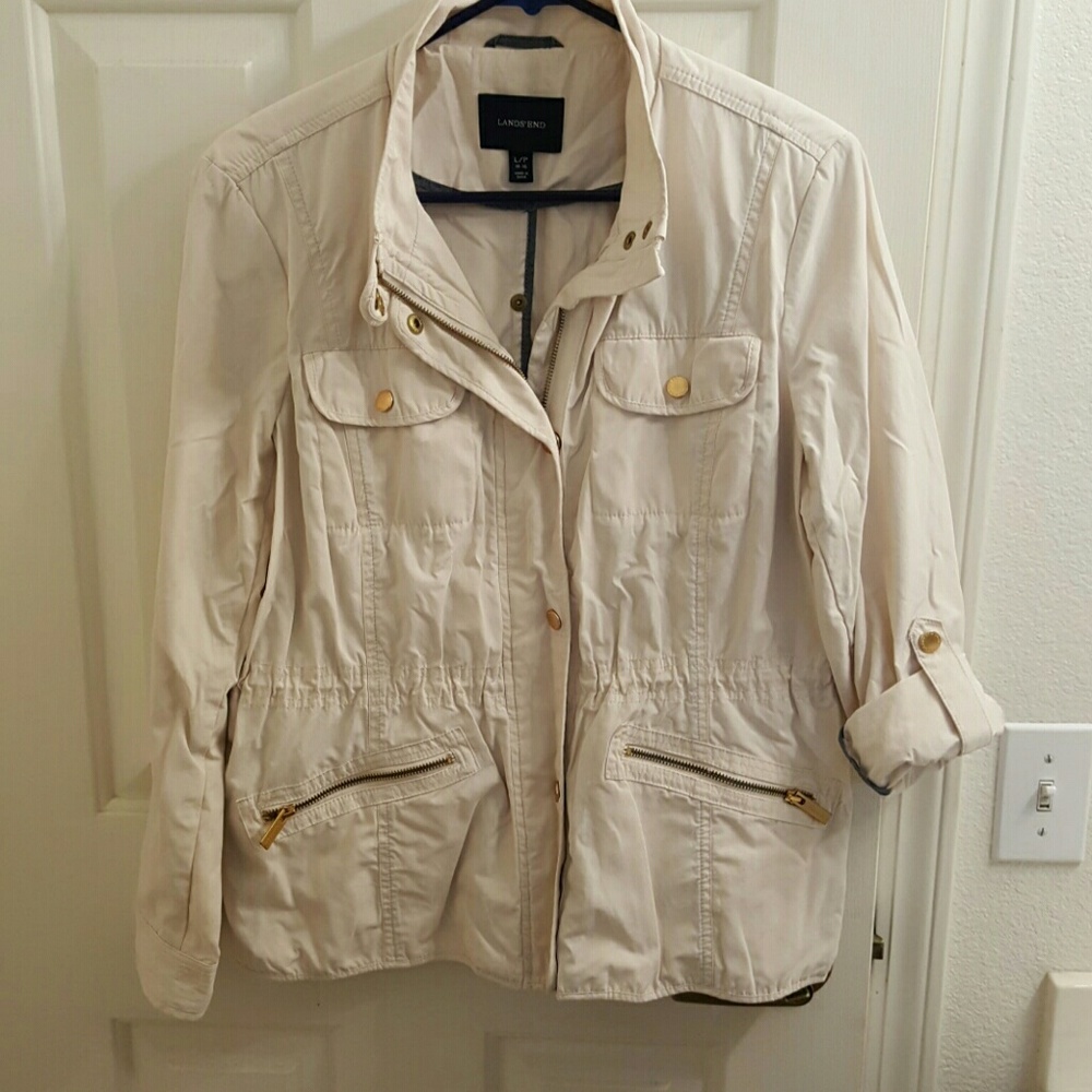Lands End safari jacket
